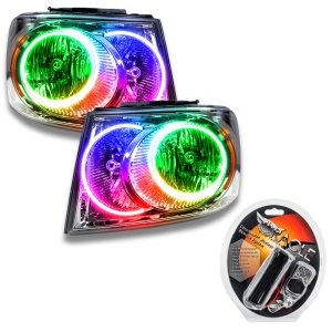 Dodge Durango Headlight Assembly - ORACLE Lighting - SMD Pre-Assembled Headlights, ColorSHIFT - Chrome - `07-`09 Dodge Durango Headlight Assembly - ORACLE Lighting - SMD Pre-Assembled Headlights, ColorSHIFT - Chrome - `07-`09